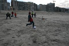 spelen op het strand